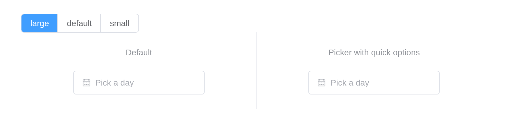 The enter-date example, running