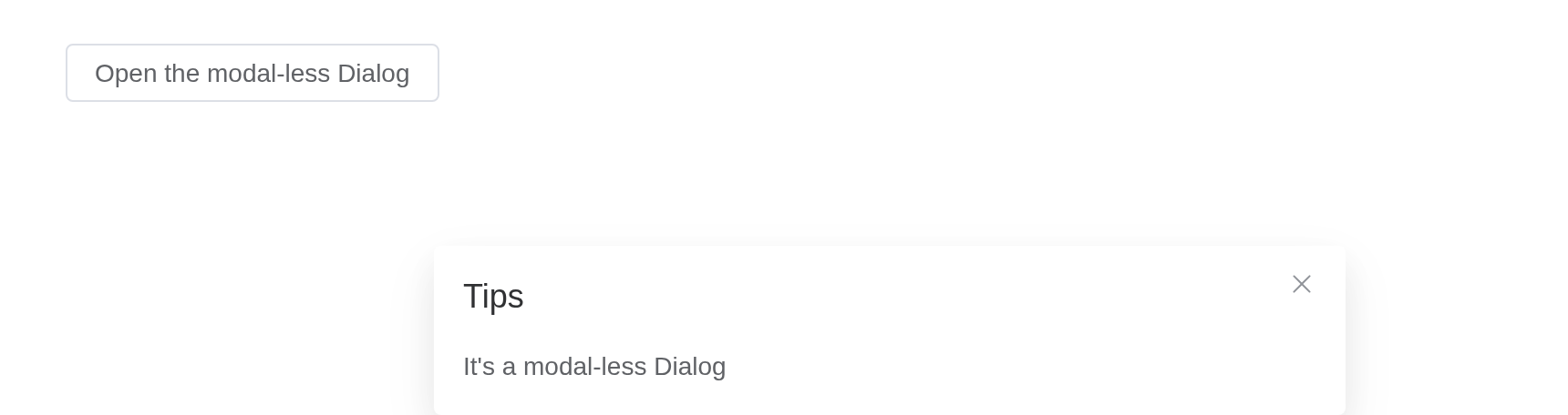 The modal example, running