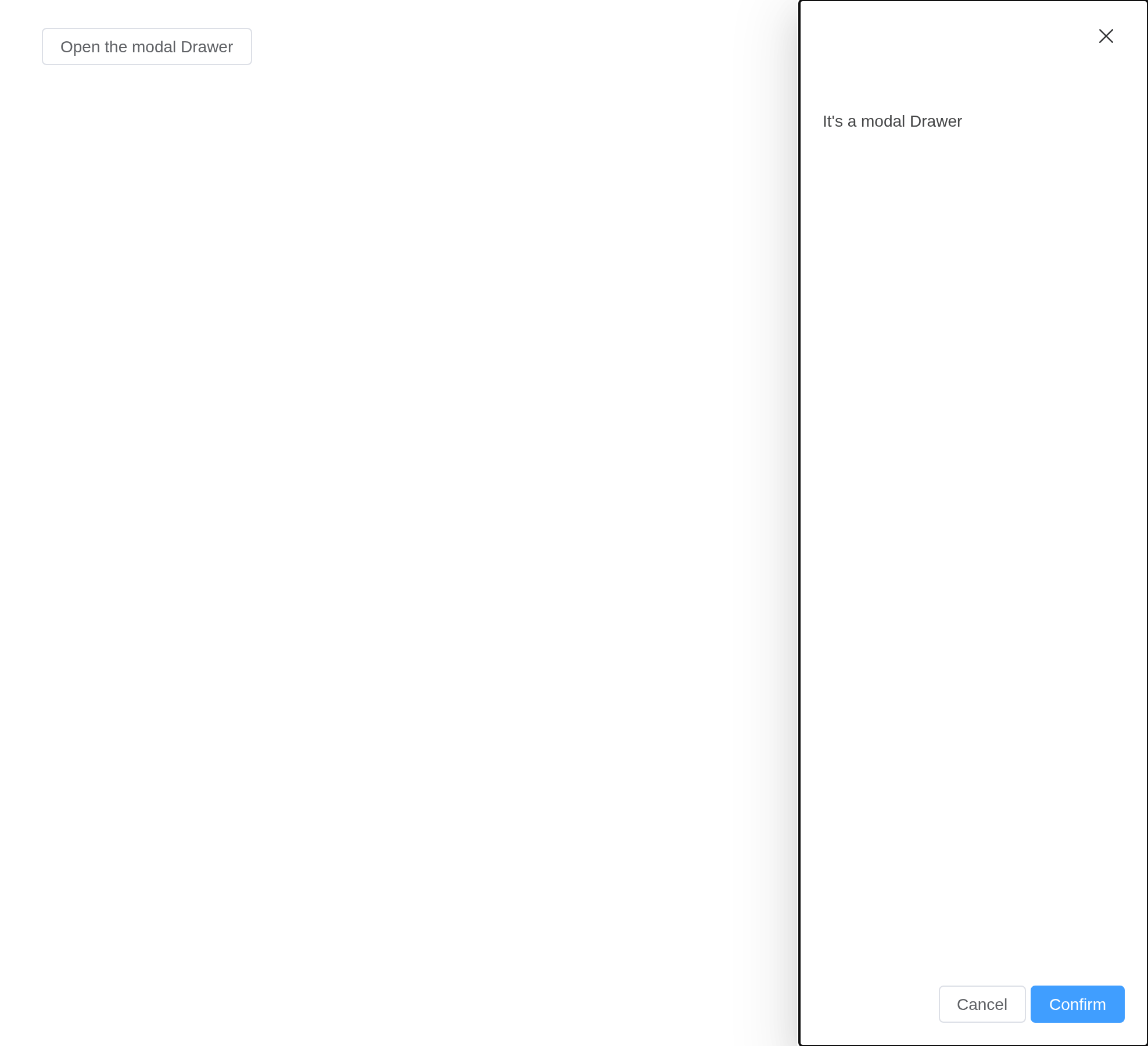 The modal example, running