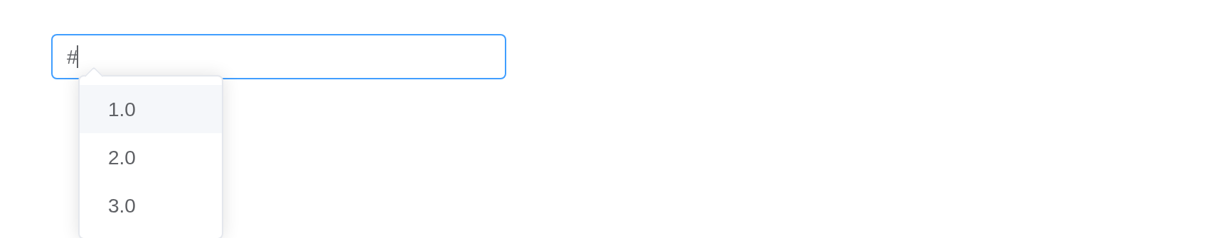 The prefix example, running