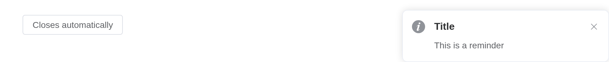 The basic example, running