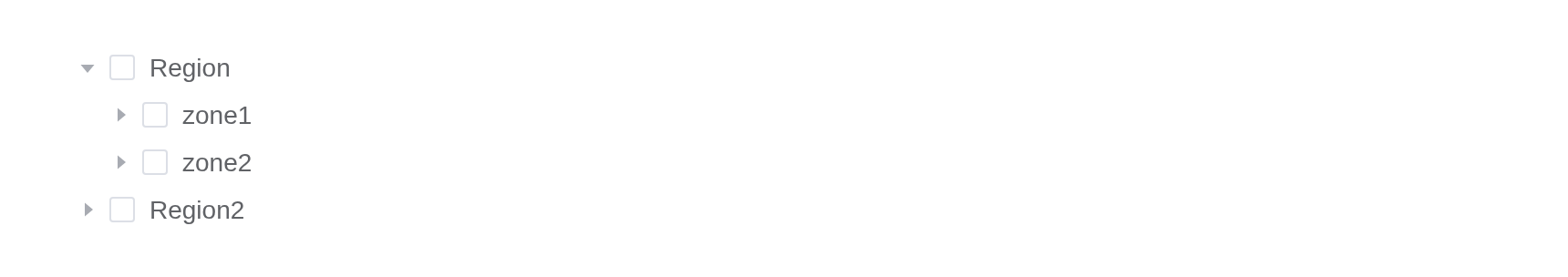 The selectable example, running